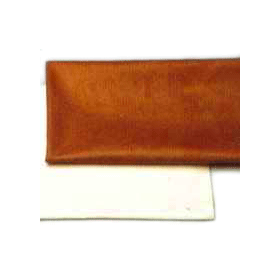 Leather, Tan, approx 250mm x 250mm
