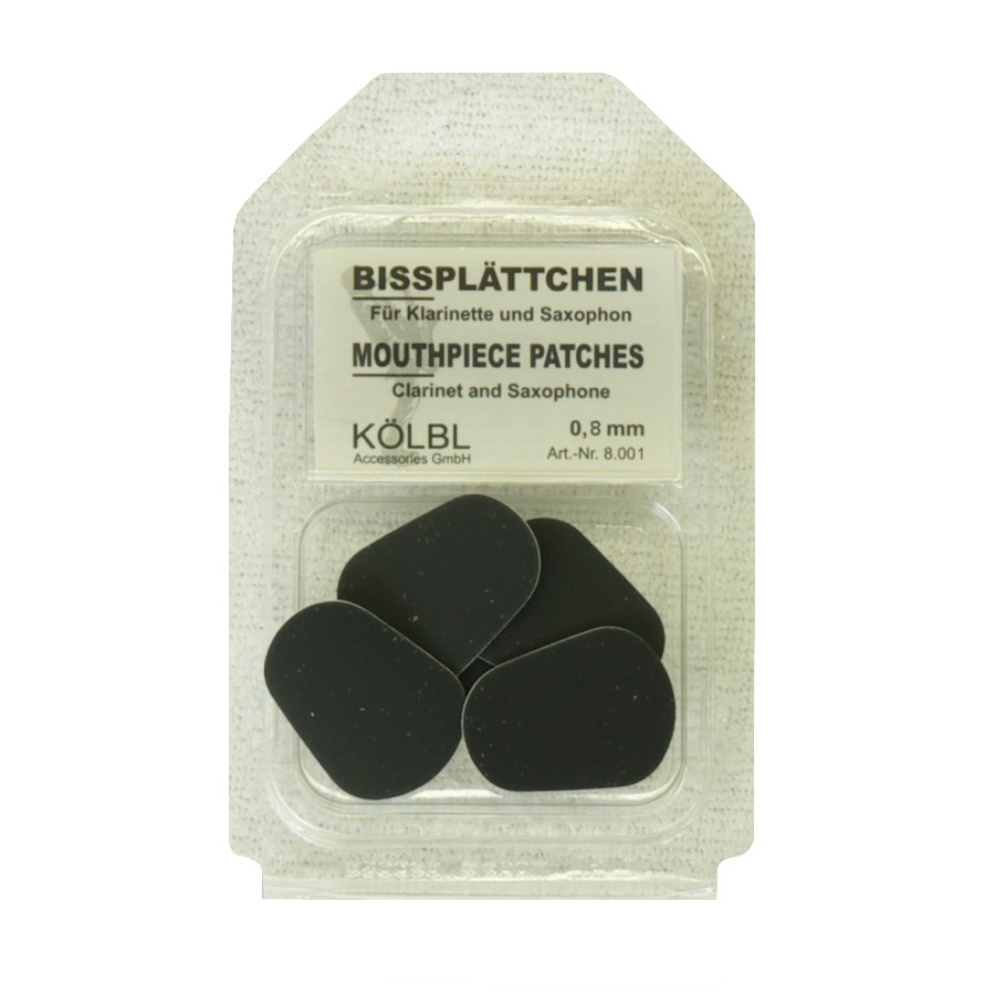 Mouthpiece Patch Clarinet/Sax 0.8mm pack 6 Kolbl